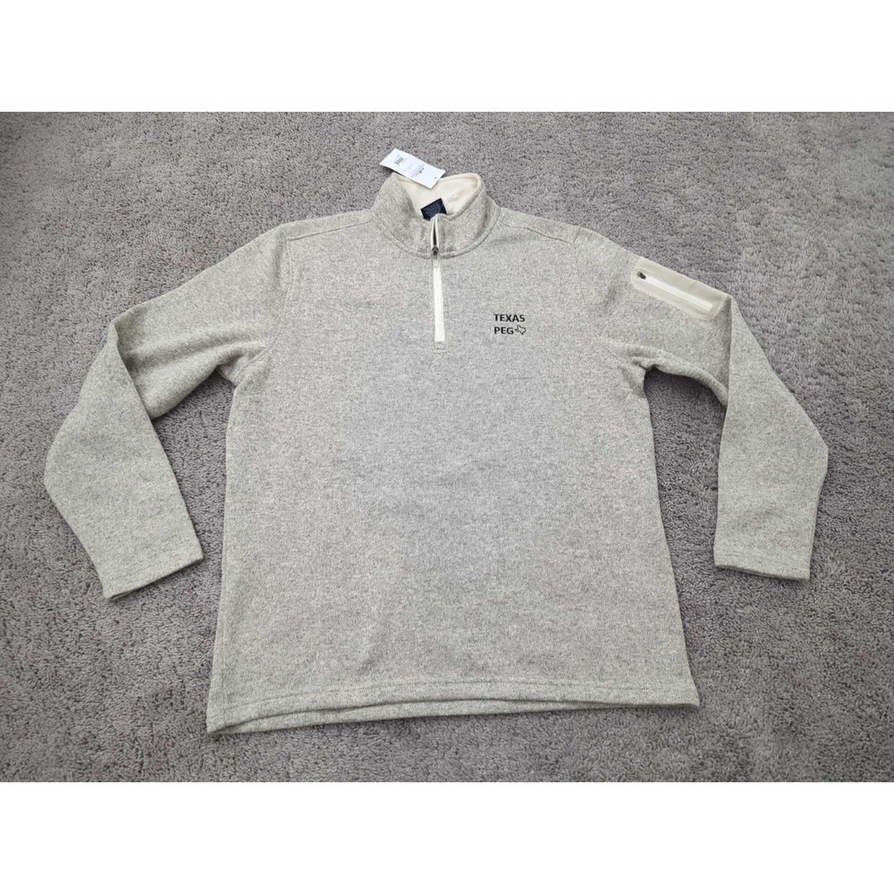 Texas Public Education Grant Sweater Mens XL Gray Heather Charles River Apparel